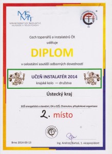 Diplom Instalatér 001