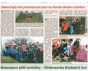 Vánoce na Jimlíně, Ústecký kraj, prosinec 2013